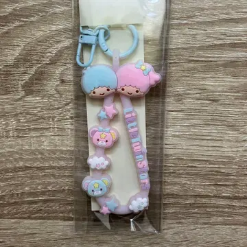 산리오 캐릭터 대상 고무줄 키링 리틀트윈스타 새상품