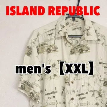 A761 [ ISLAND REPUBLIC ] 하와이안 셔츠 [ XXL ]
