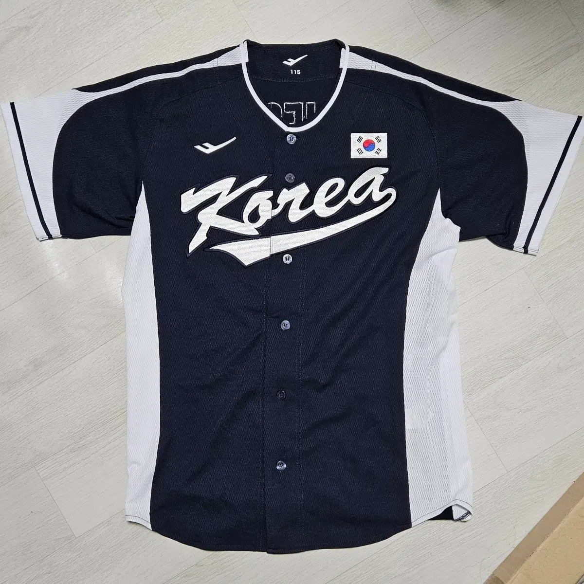 2023 WBC 야구 국가대표 원정 어센틱 유니폼 115 정철원 자수마킹