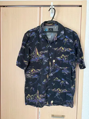 PS Paul Smith 올 패턴 반팔 셔츠 블랙 L