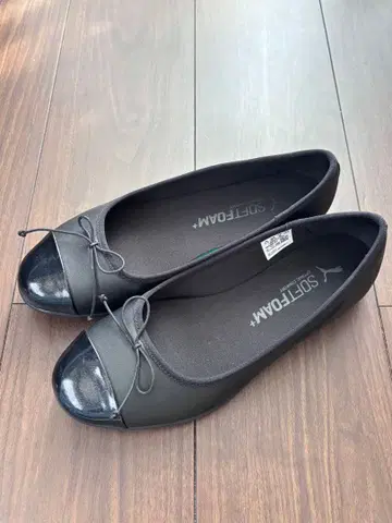 PUMA 플랫슈즈 발레 슈즈 블랙 24.5cm