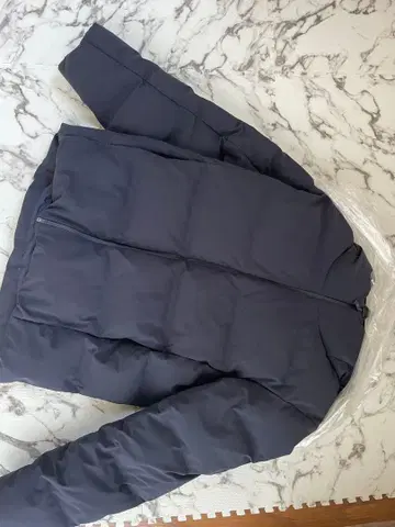 UNIQLO 다운 자켓 네이비 남성용 심리스