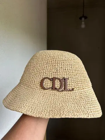 CDL 합성 라피아 버킷햇