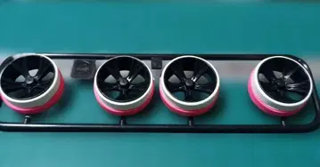 축소 하드 타이어 핑크 페라 타이어 하프 타이어 23mm 5 스포크 휠