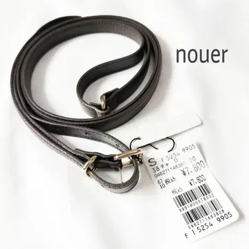 [미사용품 택 포함] 누에르 nouer 랩 2중 벨트 가죽 벨트