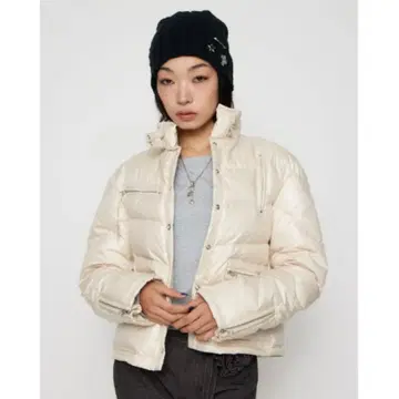 LAGUA GEM 라이트 컴팩트 다운 자켓 아이보리