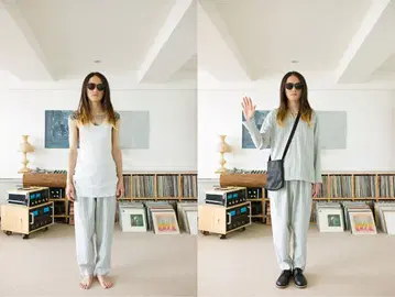 SUNSEA 실크 셋업 3