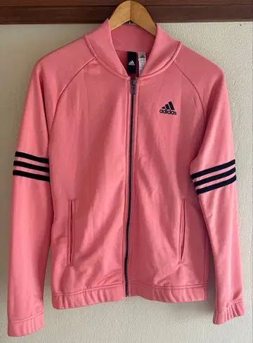 adidas 저리 겉옷 트랙 자켓 핑크 블랙 OT XL