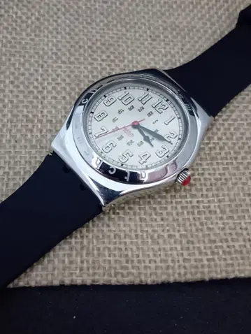 [ 손목시계 ] 가동품 Swatch IRONY 미러 면 커스텀 MOD20