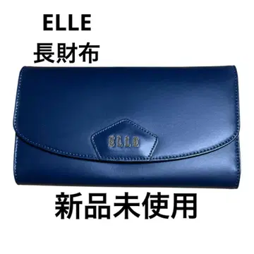 ELLE 장지갑 네이비