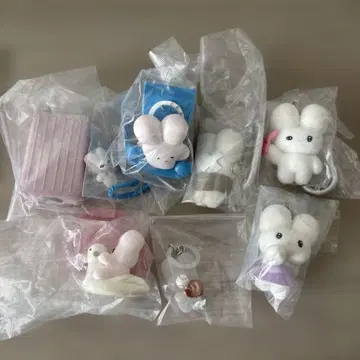 시리미미 토끼 가챠 7점 묶음 판매