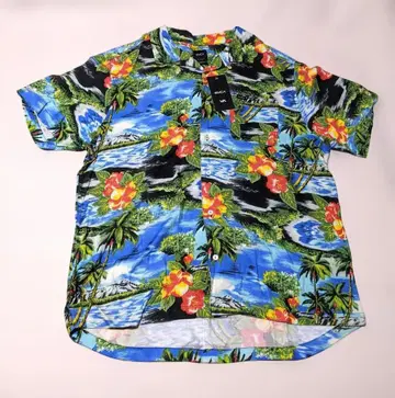 RVCA 루카 반팔 하와이안 셔츠 택 포함 XL 택 포함