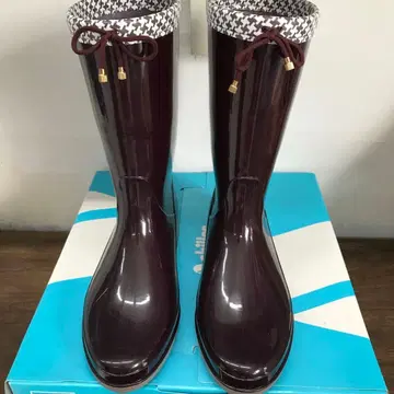 Achilles 여성용 레인부츠 보르도 24.0cm EE