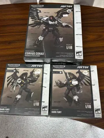 JOYTOY WARHAMMER 레이븐 가드 제9군단 3종 세트