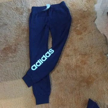 택 포함 새상품 여성용 adidas 아디다스 저지 팬츠 네이비