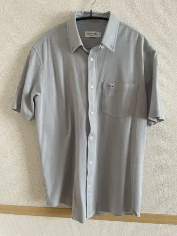 LACOSTE 라코스테 반팔 셔츠 그레이 FR40 US M