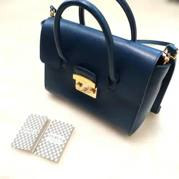 FURLA 메트로폴리스 2way 백 블루