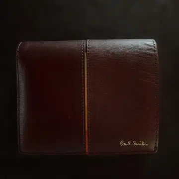 Paul Smith 이단 접이식 지갑 버건디