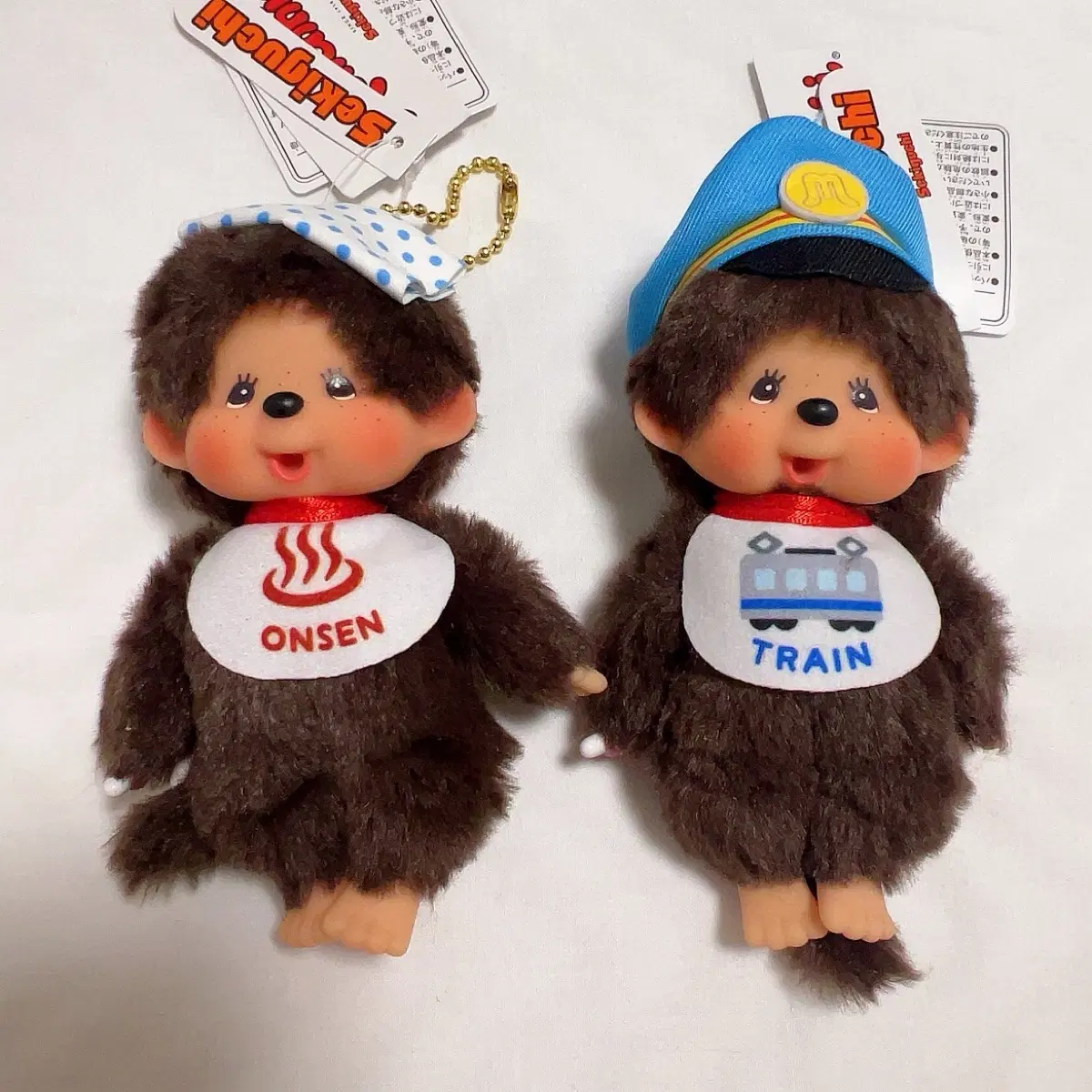 몬치치 한정 온센 트레인 인형 키링 2종 (당일배송)