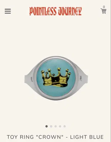 POINTLESS JOURNEY TOY RING CROWN 라이트 블루