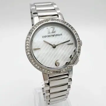 [ 배터리 교환 완료 ] EMPORIO ARMANI 아르마니 시계 실버
