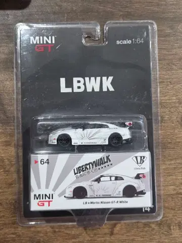 MINI GT LB Works 닛산 GT-R 화이트