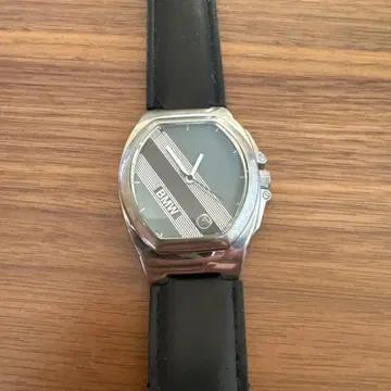 BMW 아날로그 손목시계 쿼츠 블랙