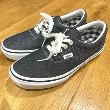 미사용급 VANS 오센틱 AUTHENTIC 블랙 데님 24cm