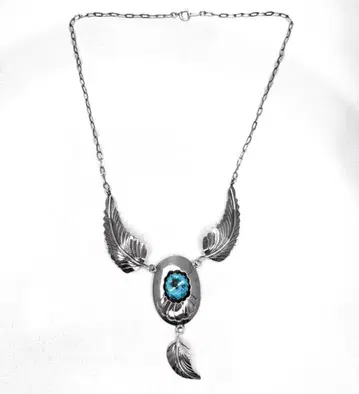 Sterling 터콰이즈 목걸이 49cm