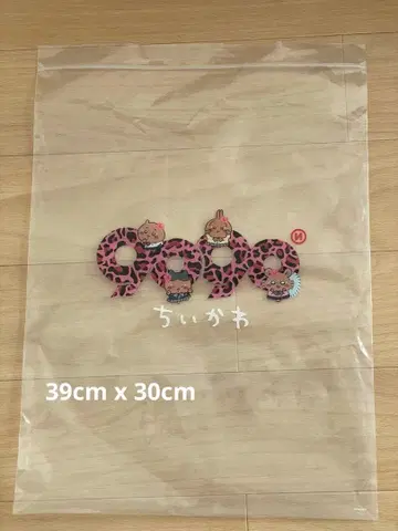 치이카와 9090 콜라보 갸루 의류 가방