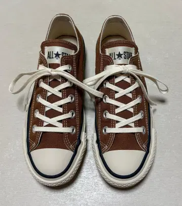 컨버스 일본제 올스타 J 새들 브라운 OX 23cm
