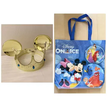Disney On Ice 토트백 왕관 세트 2026 보증서 포함