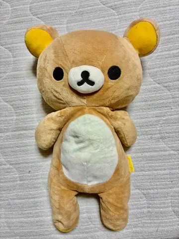 san-x 리락쿠마 봉제 인형 등 지퍼 부착 [ 전체 길이 약 35cm ]