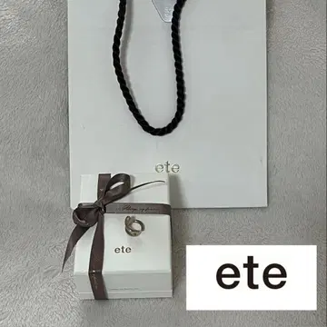 [미사용 새상품] ete 리그로우 합성 다이아몬드 서클 이어커프