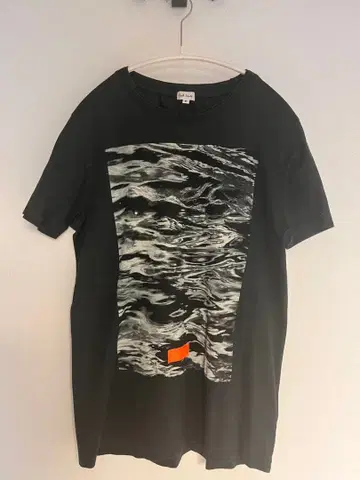 Paul Smith 그래픽 패턴 프린트 아트 T셔츠 블랙 L