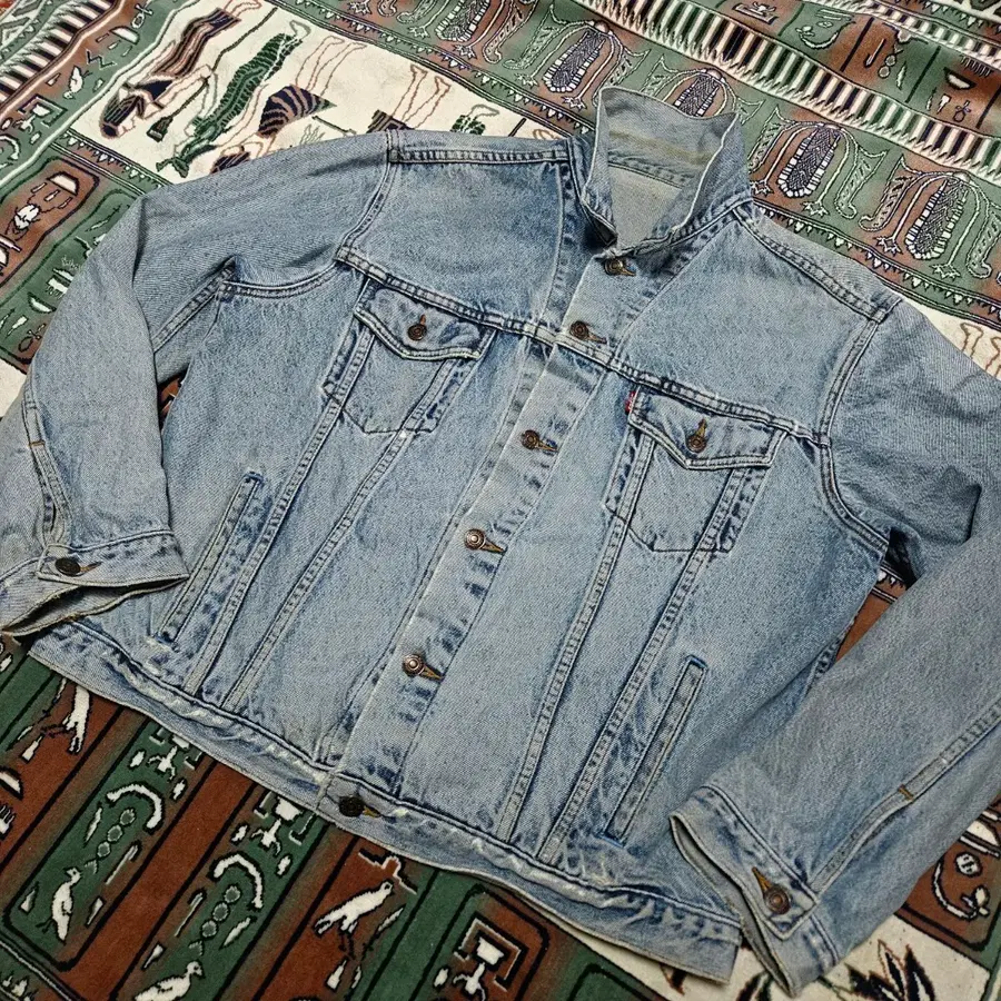 리바이스(Levis) 빈티지 PCL600A 루즈핏 트러커 데님 자켓 L