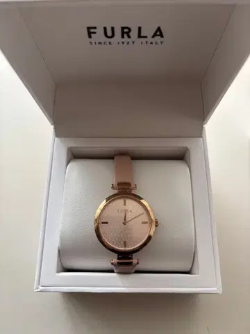 FURLA 여성용 손목시계 핑크 골드