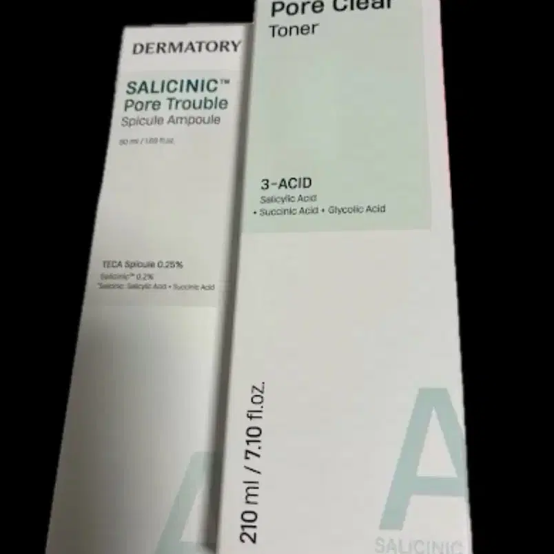 더마토리 살리시닉 포어 클리어 토너 210ml + 스피큘 앰플 50ml 새상품