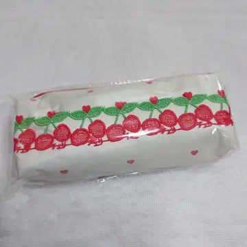 친자와 레이스 우천 겸용 접이식 우산 체리 자수 택 포함 새상품