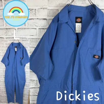 USA 구제 Dickies 반팔 츠나기 점프 수트 올인원 L RG