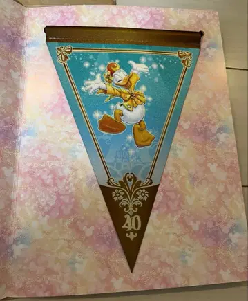 디즈니 40주년 도날드 가랜드 태피스트리