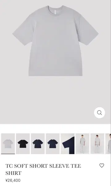 [택 포함] CFCL TC SOFT SHORT SLEEVE TEE SHIRT