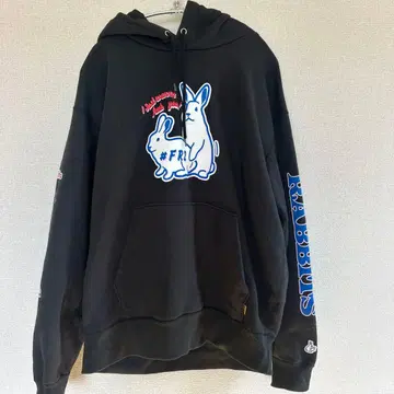 FR2 FXXKING RABBITS 블랙 후드티 L 사이즈