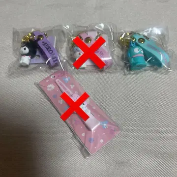 산리오 키링 미니 참 미니 헤어 클립
