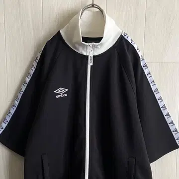 UMBRO 엄브로 자수 로고 사이드 테이프 로고 반팔 트랙 자켓
