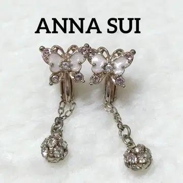 [새상품급] ANNA SUI 안나수이 버터플라이 귀찌 나비 핑크