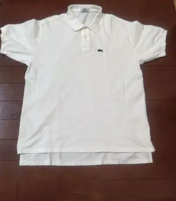 LACOSTE 라코스테 피케 셔츠 화이트 미국제