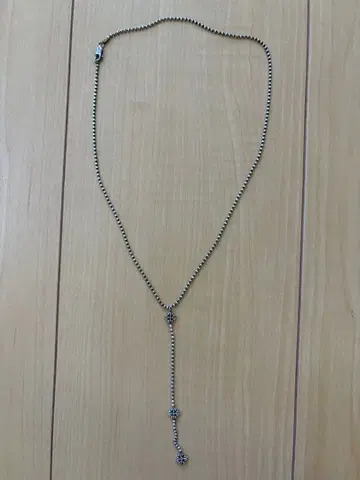샹바라 실버 볼체인 크로스 모티브