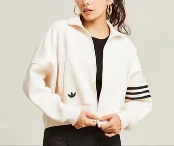 adidas originals 크롭 저지 크림 S