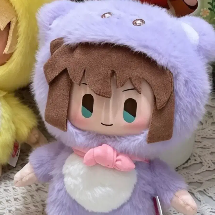 LDCX 명탐정 코난 SmolQ 중국 곰곰 탐정 곰누이 마스코트 (하이바라 아이) 하이바라 아이 미야노 시호 홍장미 안시호 곰인형 누이 인형